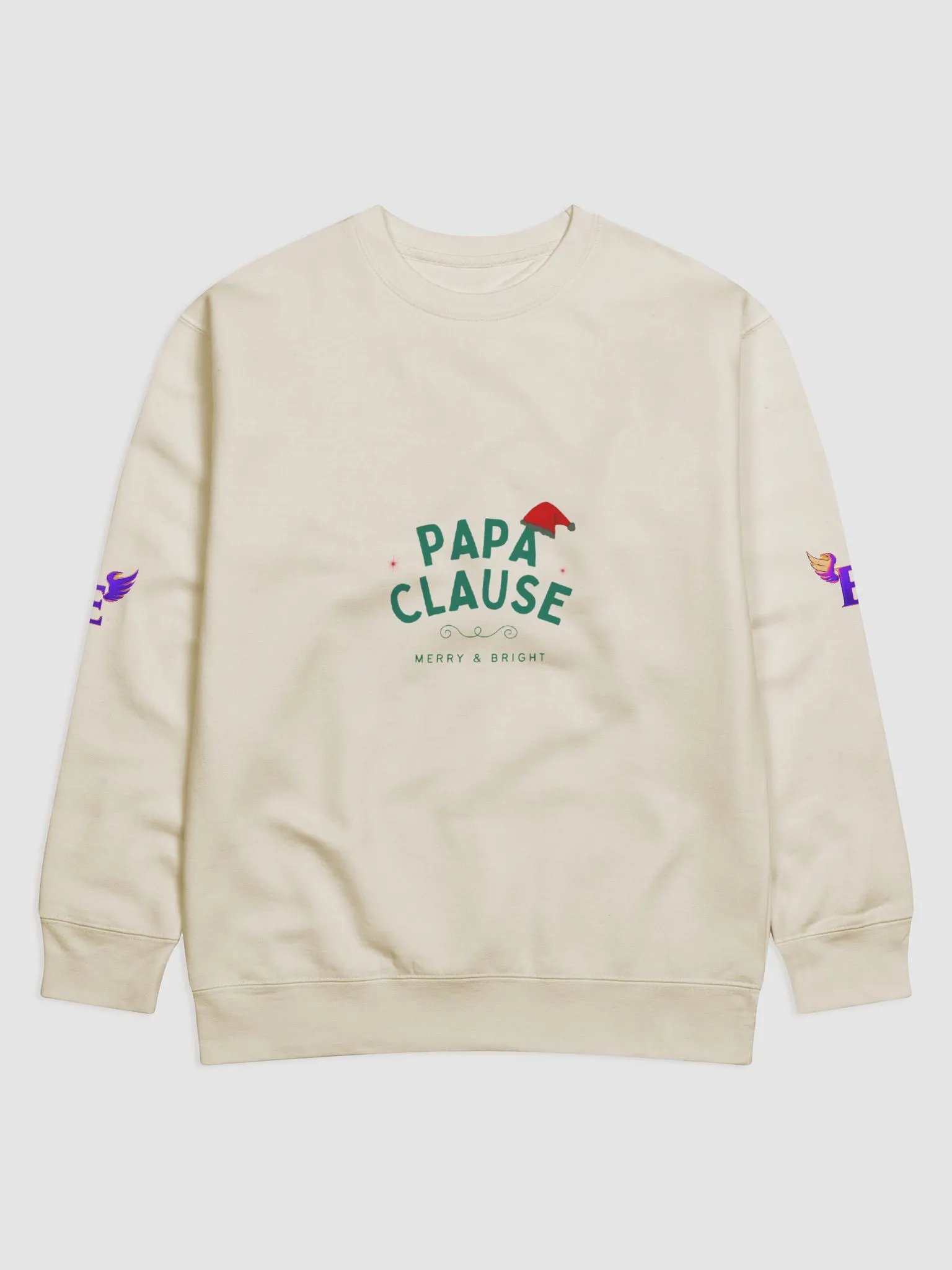 PAPA CLAUSE Merry & Bright Sweatshirt product image (1)