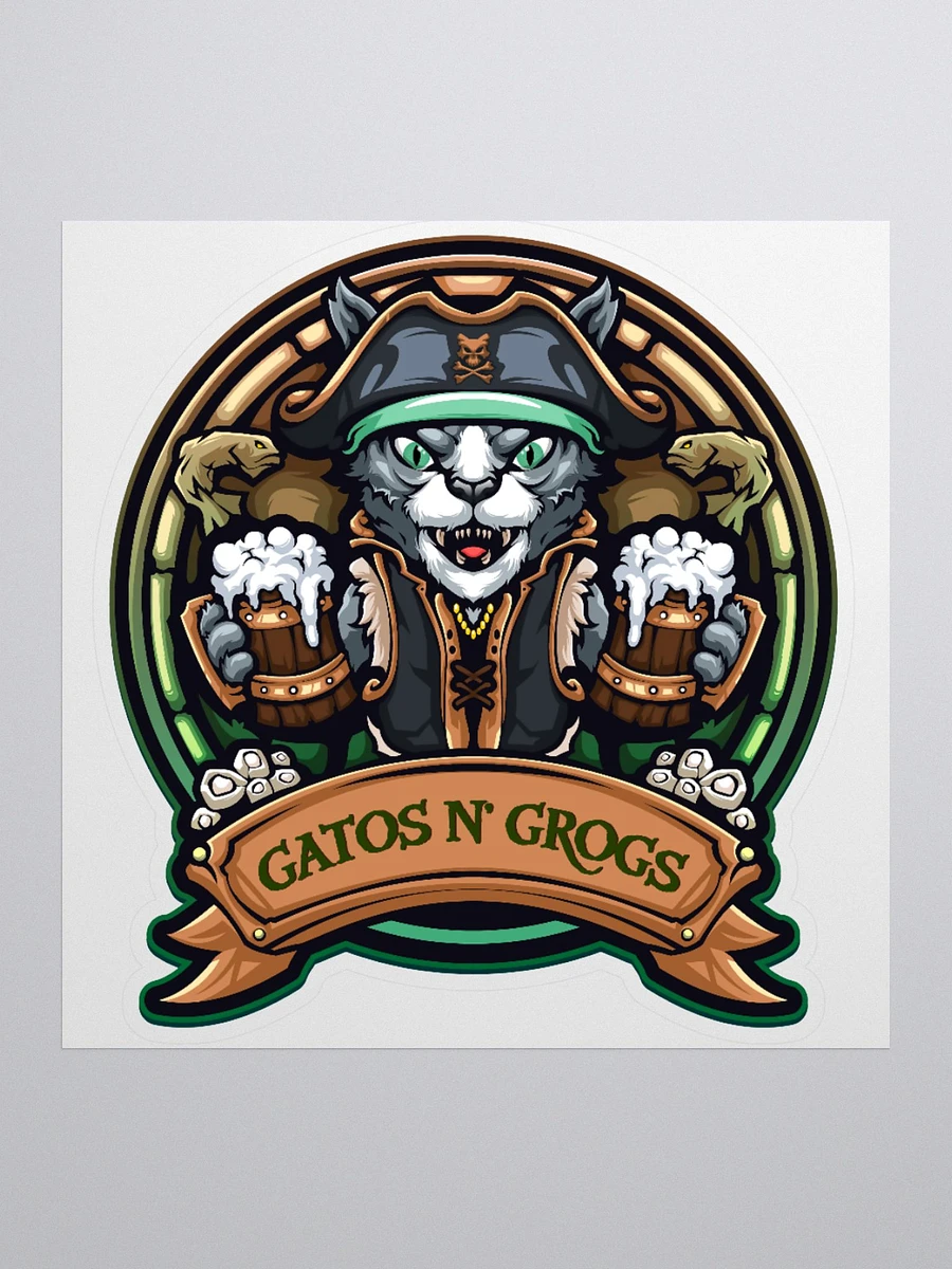 Gatos N Grogs Guild Decal product image (1)