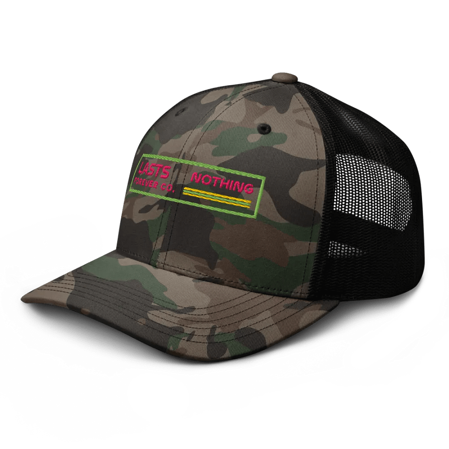 GQ Inspired Camo Trucker Hat product image (6)
