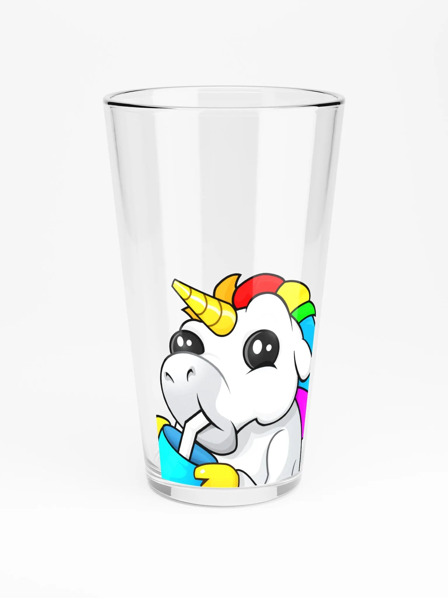 Sipping unicorn pint glass product image (3)