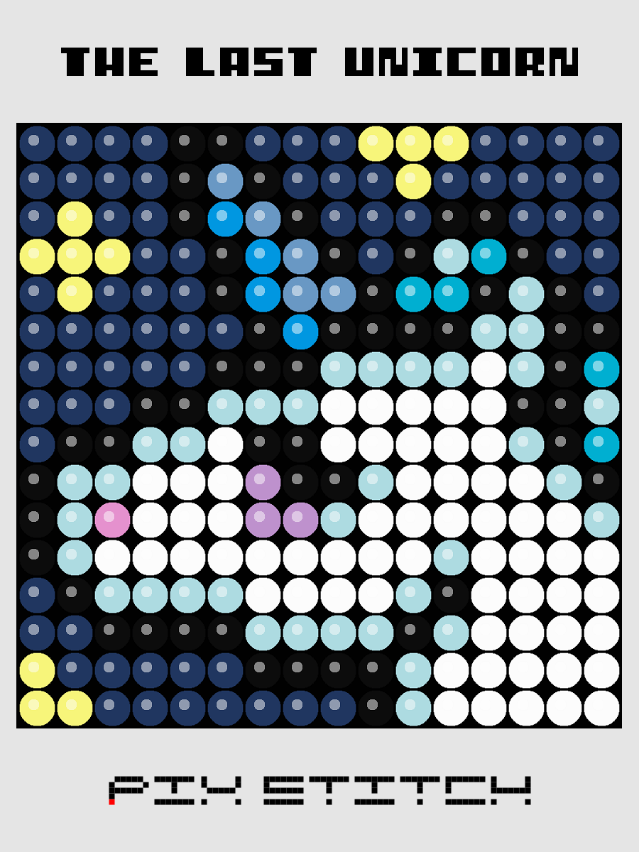 The Last Unicorn Pixel Art product image (1)