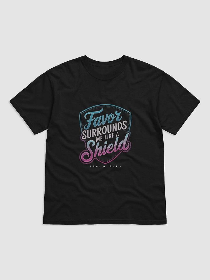 Favor surrounds me like a shield tee product image (1)