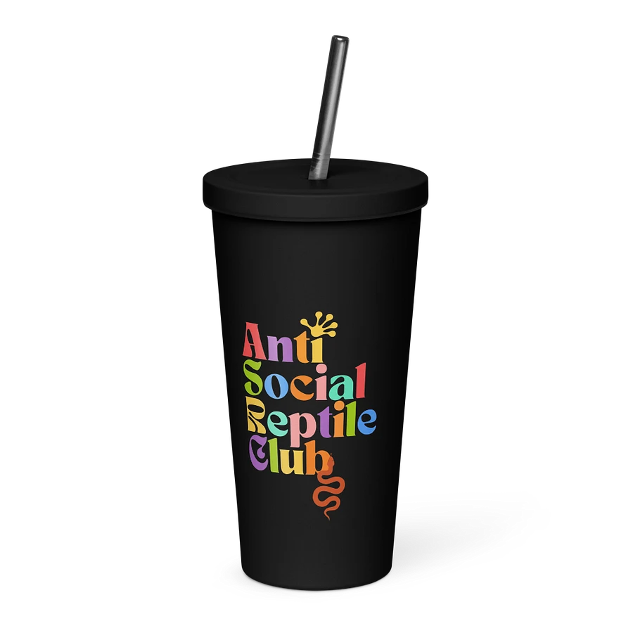 Colorful Insulated Tumbler: Anti Social Reptile Club Edition product image (1)