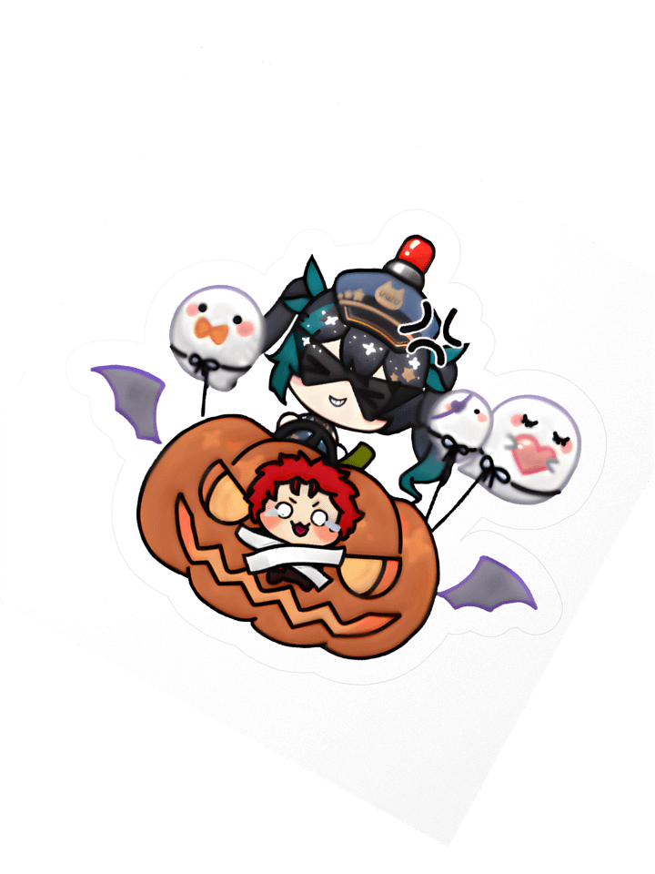 Evil Pumpkin Buki Sticker product image (2)