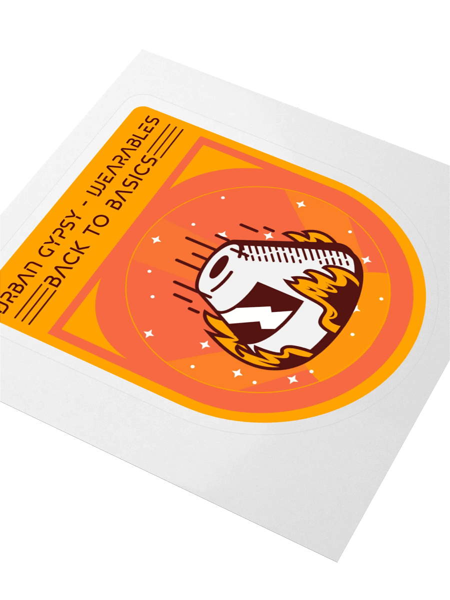 Fiery Back to Basics Kiss Cut Sticker product image (3)