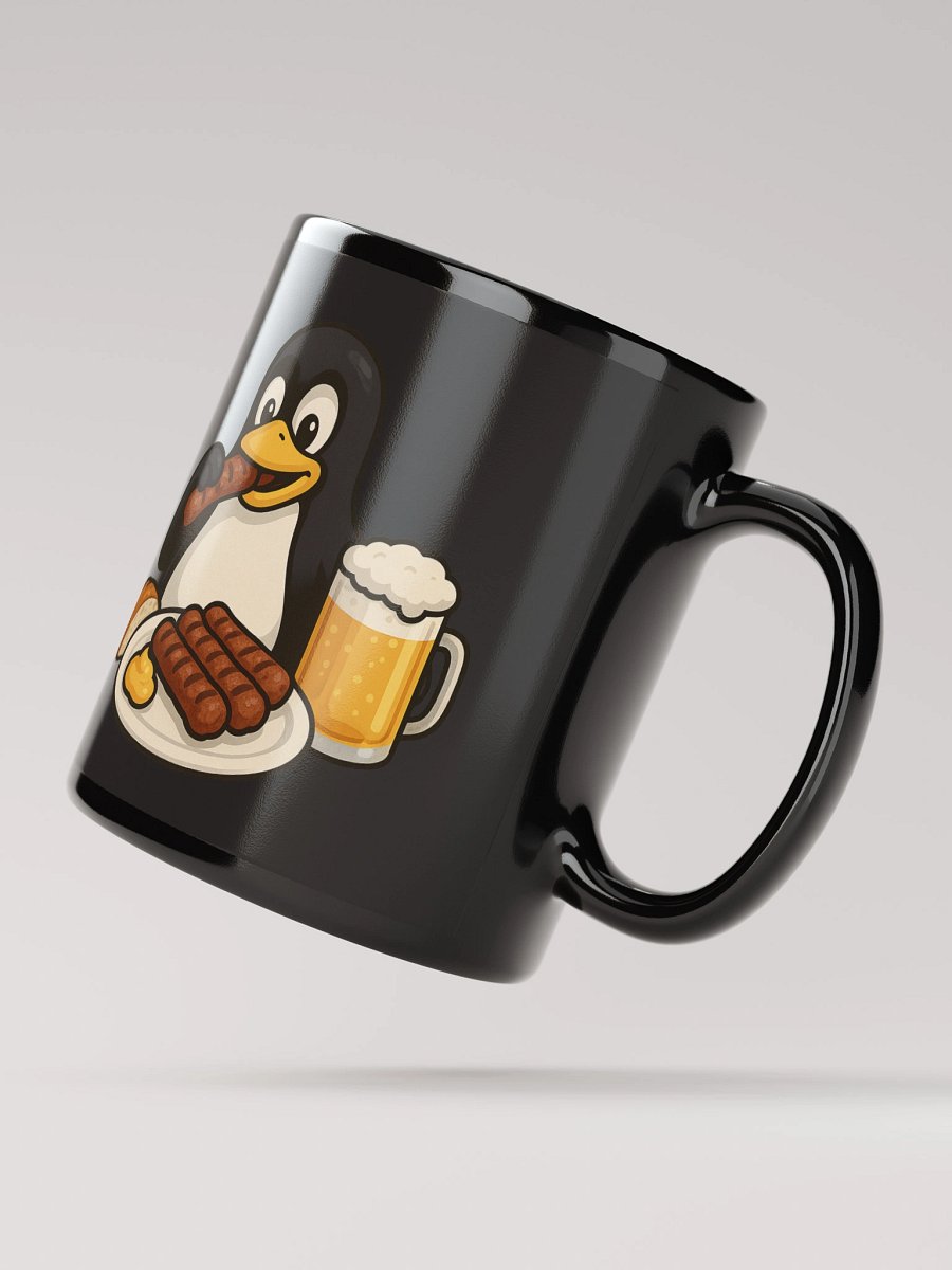 Black Mug - Tux BBQ product image (2)