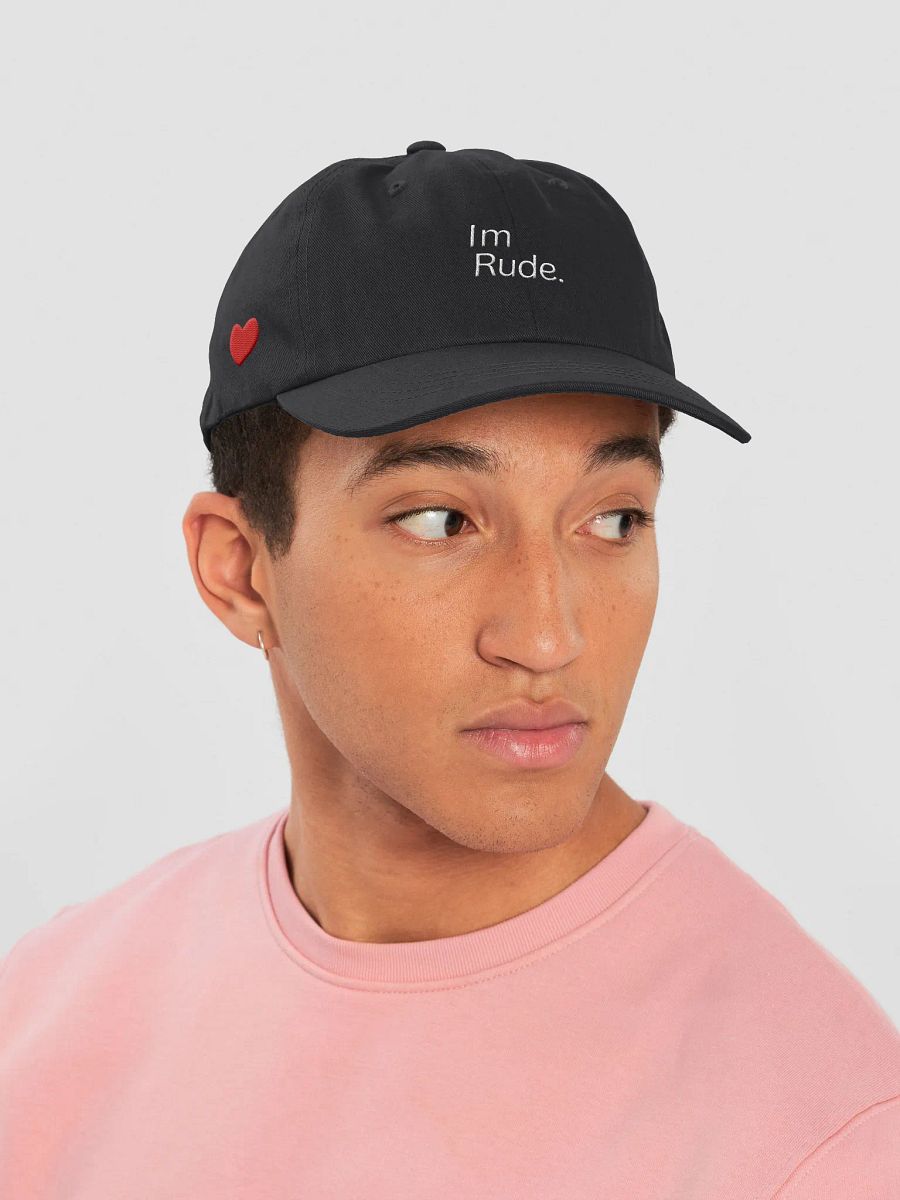 Im Rude Classic Black Dad Hat product image (6)