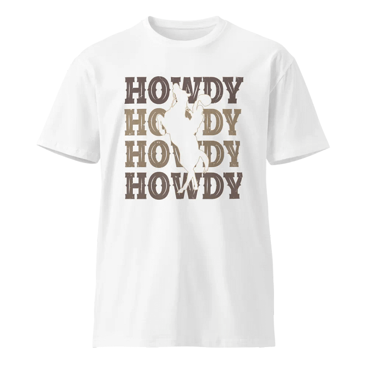 HOWDY Cowboy Grid Unisex T-Shirt product image (1)
