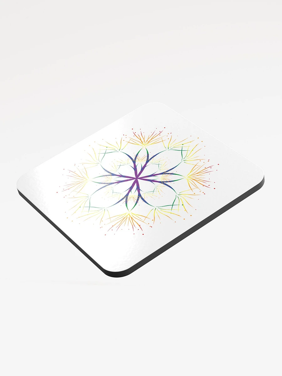 Delicate Rainbow Abstract Coaster product image (3)