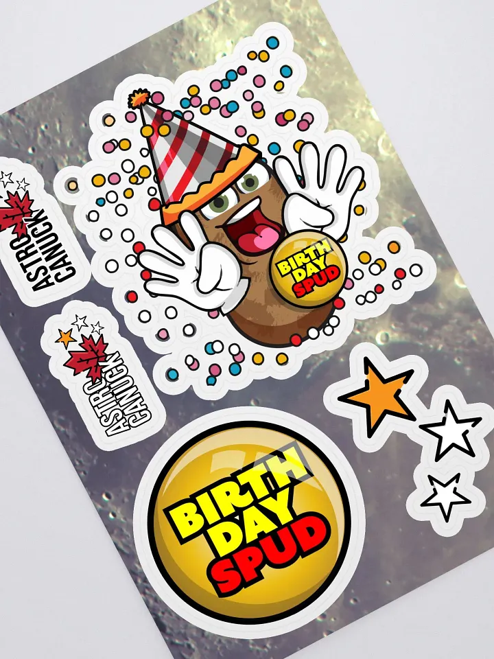 Birthday Tater Sticker Pack - 44th Edition product image (1)
