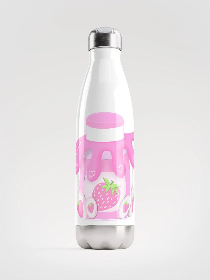 Strawberry Milk Waterbottle - black product image (6)