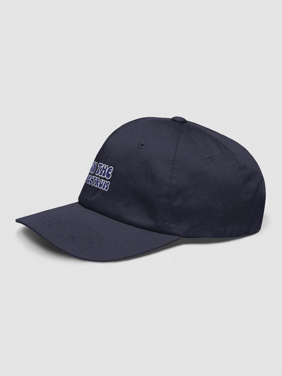 ON THE SPECTRUM (navy) groovy lined design embroidered classic dad hat product image (19)