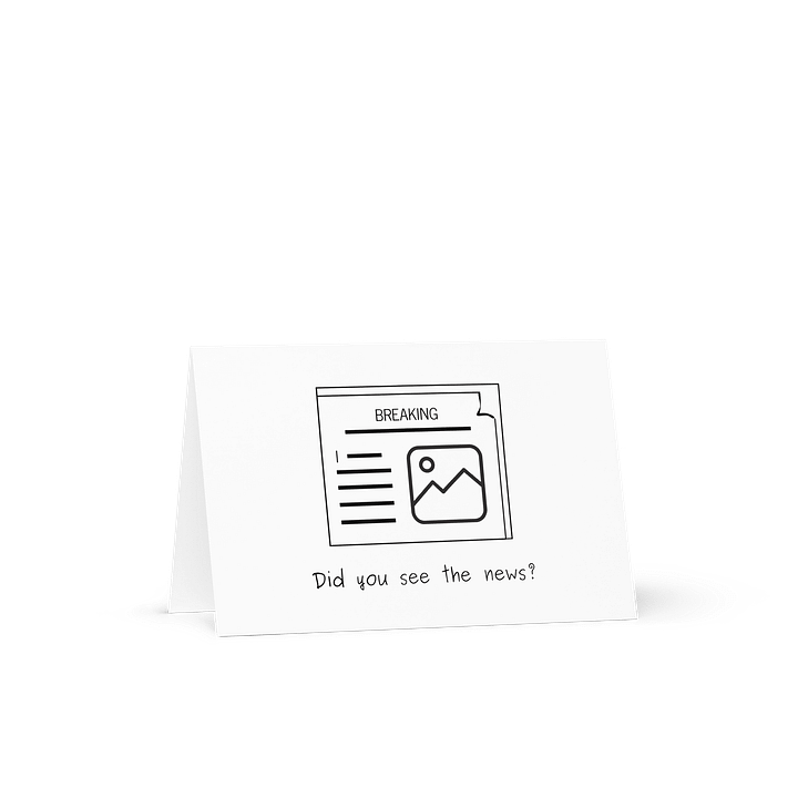 Breaking News Card product image (1)