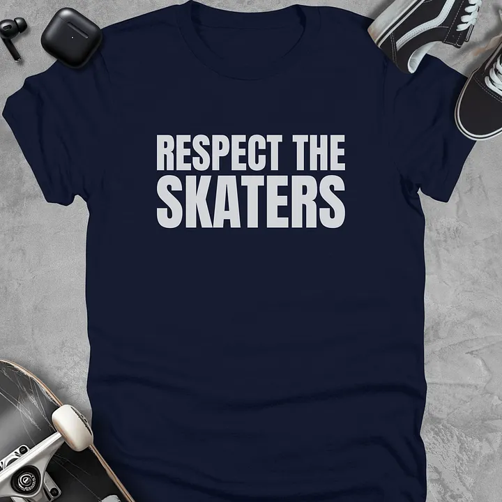 Respect the skaters, Skateboarding t-shirt, Unisex product image (3)
