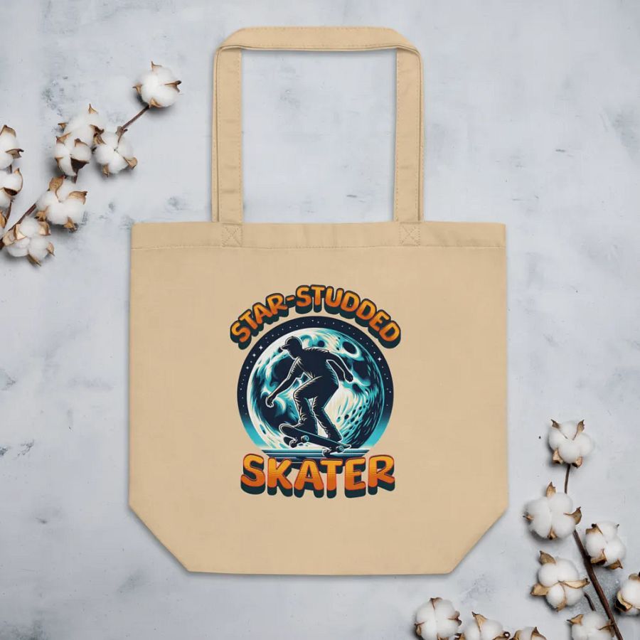 Star-Studded Skater Eco Tote product image (3)