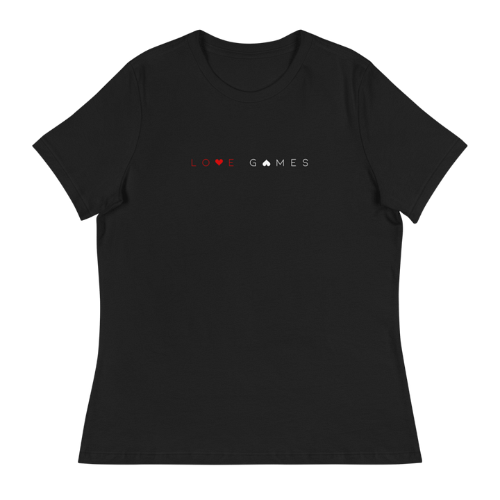 Love Games Women's Tee - Black product image (1)