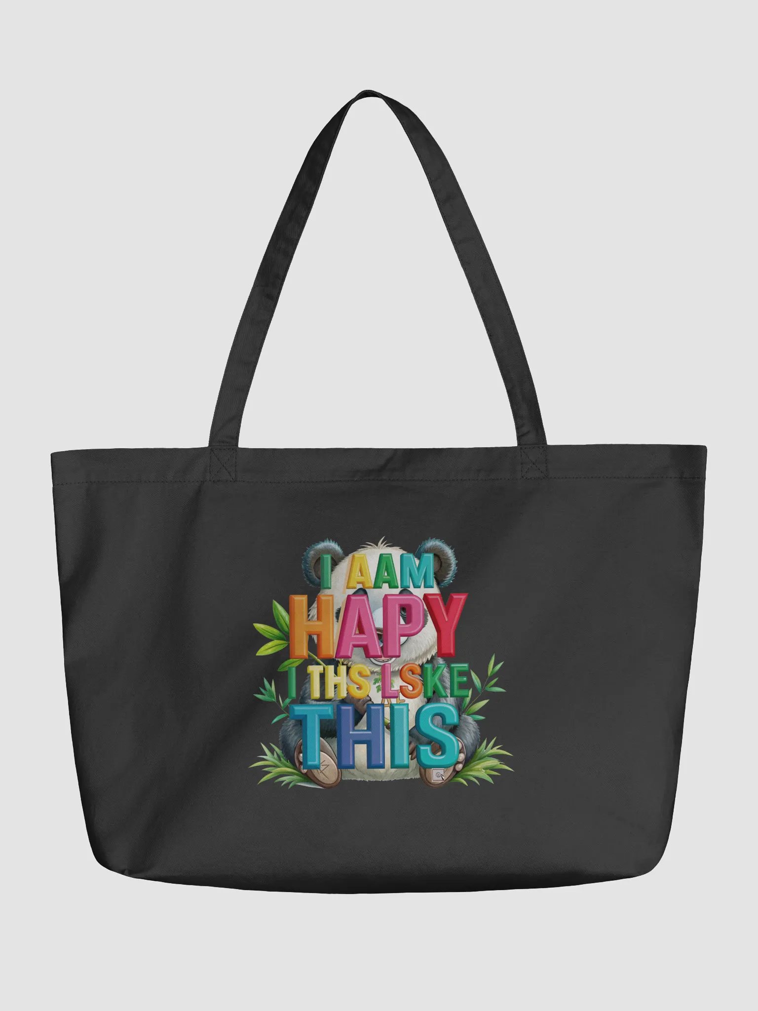 Happy Panda Eco Tote product image (1)