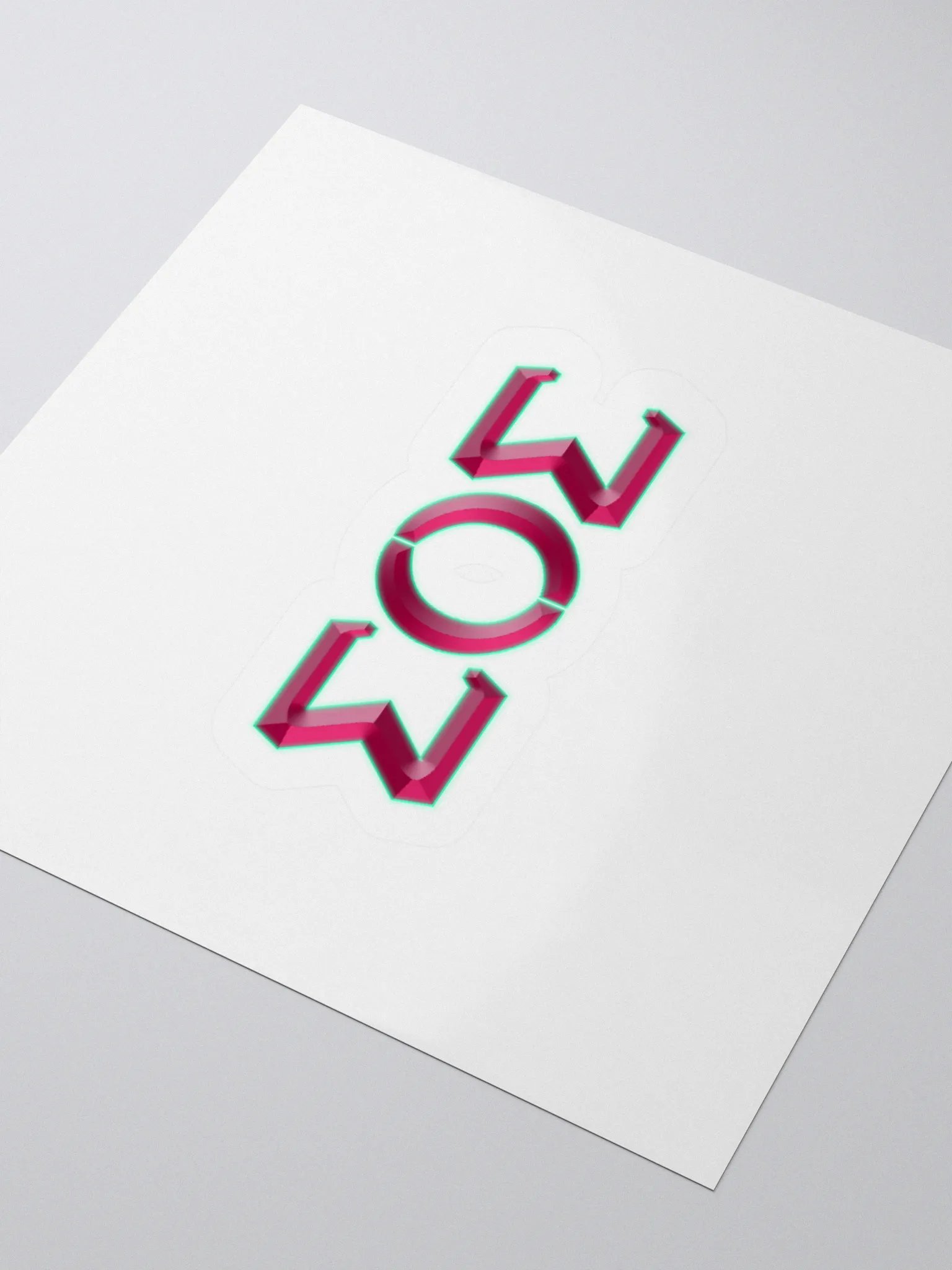 S.O.S. Red Kiss Sticker Sheet product image (12)