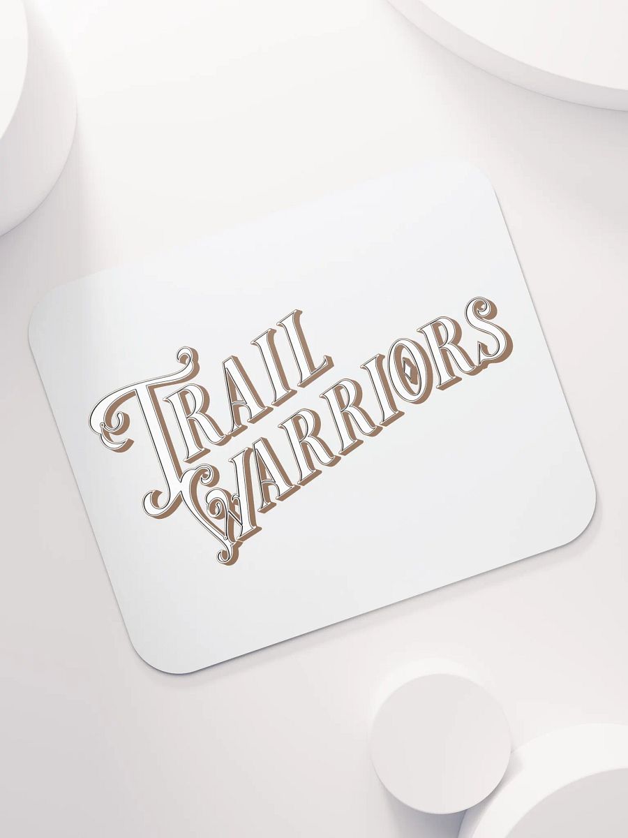 Brown Classic Trail Warriors Emblem Mouse Pad product image (7)