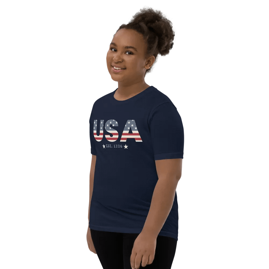Kids American Flag USA Tee product image (40)