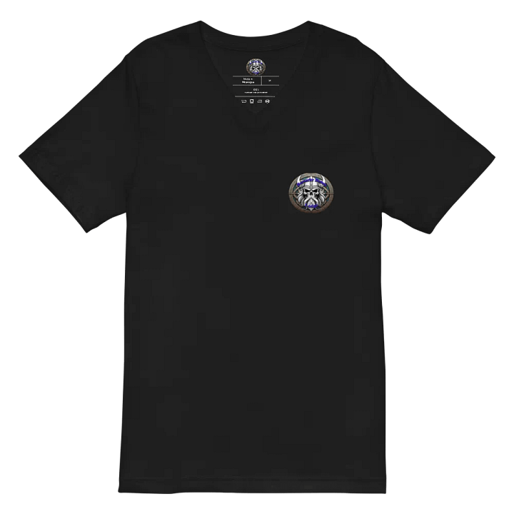 Viking Skull Emblem V-Neck Tee product image (2)