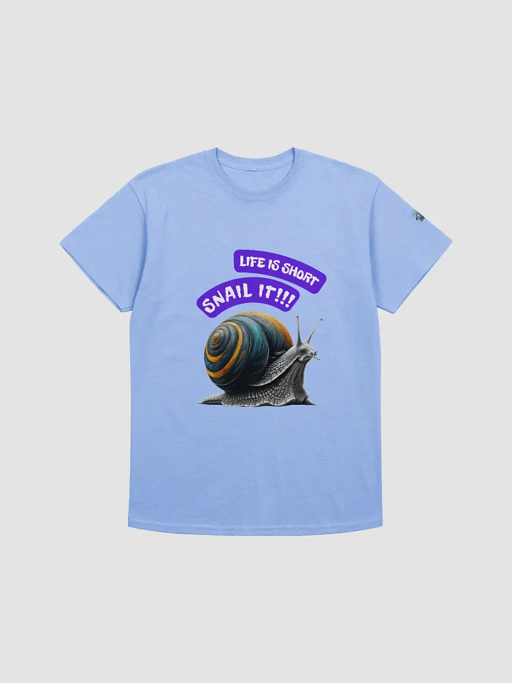 Colorful Snail Life is Short T-Shirt product image (1)