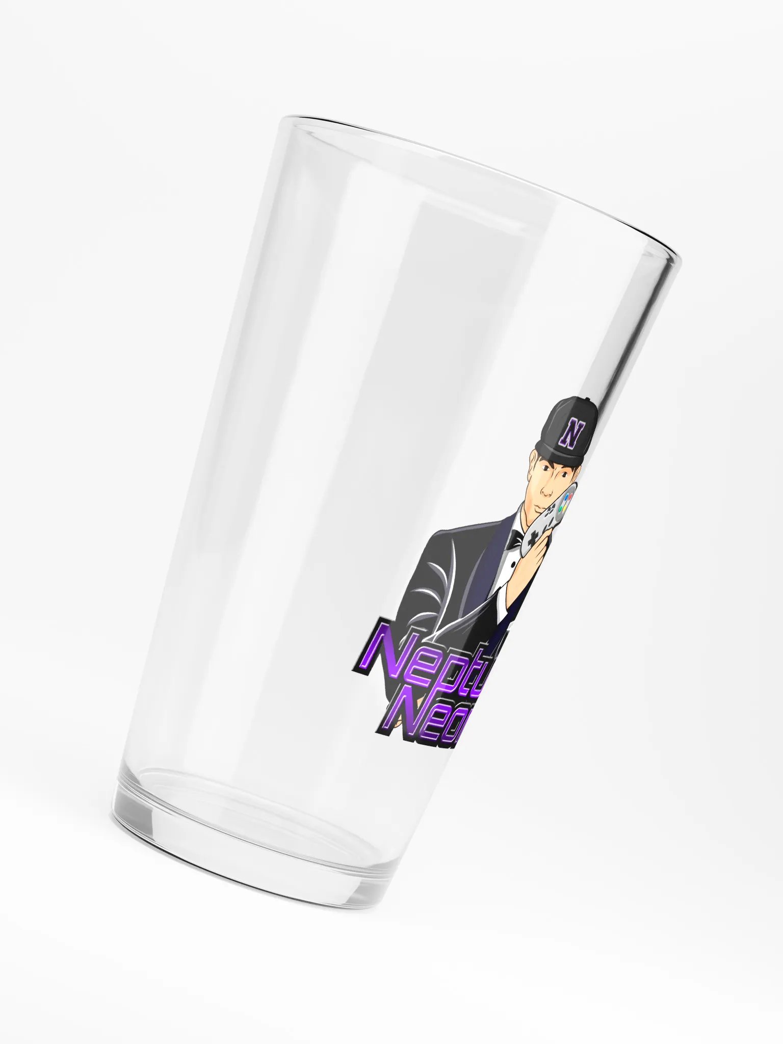Neptune Neon Gaming Shaker Pint Glass product image (6)