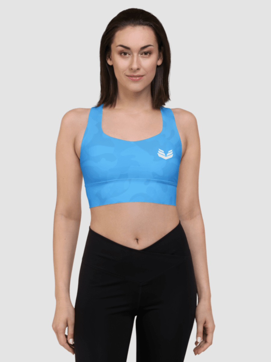 Longline Sports Bra - Skybound Camo product image (3)
