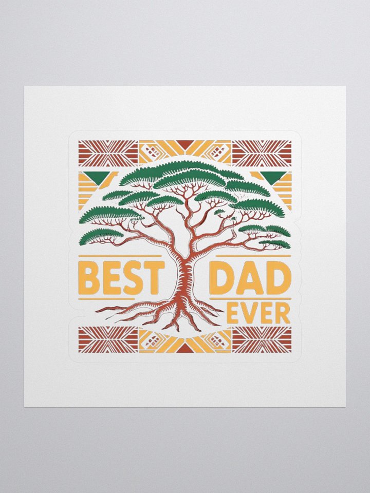 Best Dad Ever African Dad Father Papa Afrika Africa Father's Day Sticker product image (1)