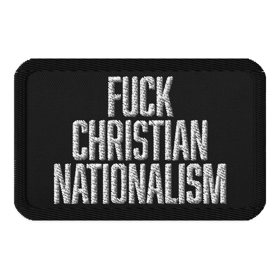 Fuck Christian Nationalism - Patch product image (1)