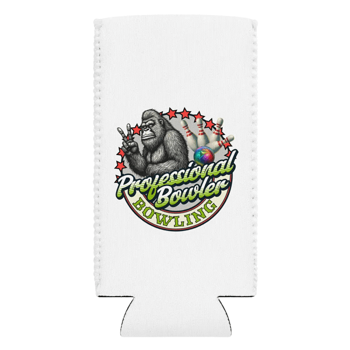Professional Bowler Sasquatch Bowling Can Cooler product image (2)