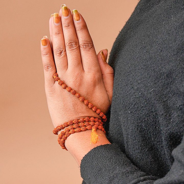 5 MUKHI RUDRAKSHA MALA product image (2)