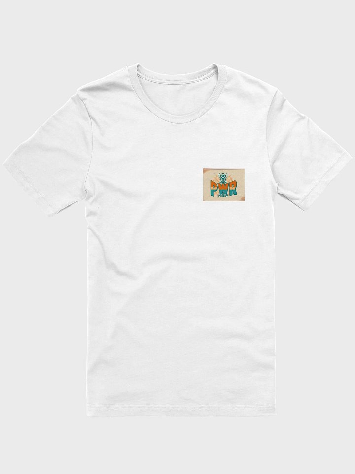 PWR Radiating Eye White Tshirt 5x product image (1)