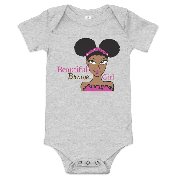 Beautiful Brown Girl Onesie - Cocoa product image (2)