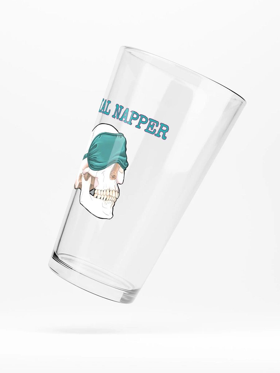 Serial Napper Skull Pint Glass product image (4)
