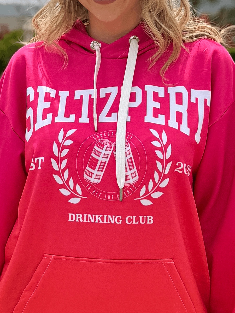 Seltzpert Drinking Club Hoodie Tequila Sunrise product image (3)