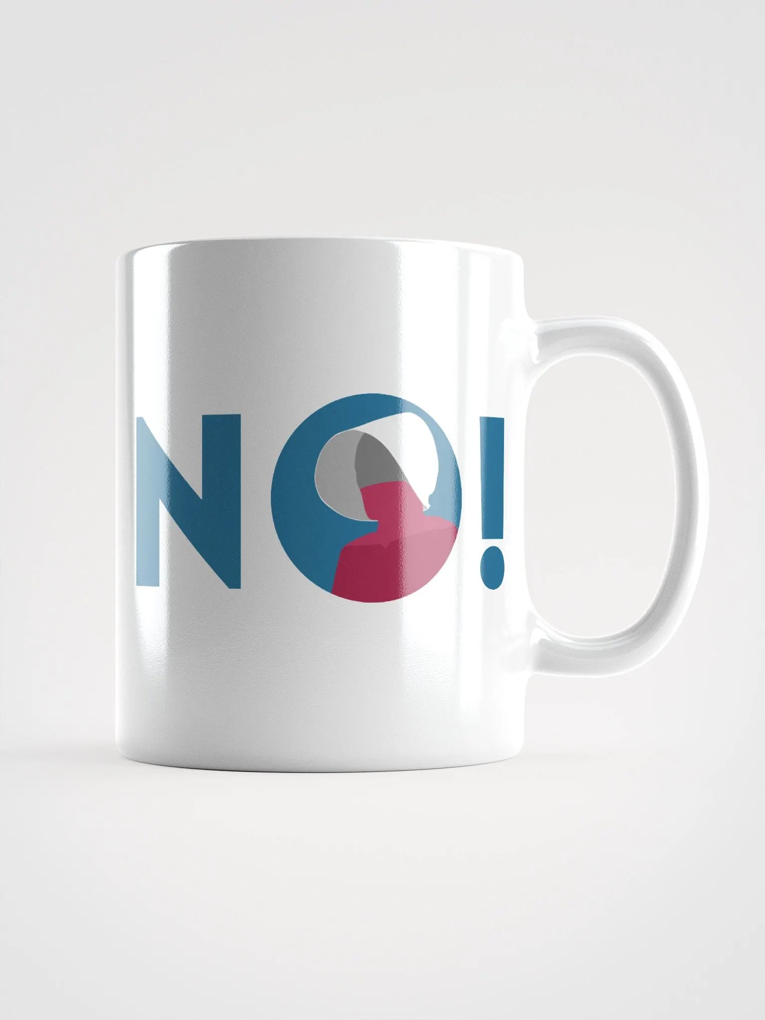 Patriarchy Resistance "NO!" White Mug product image (1)