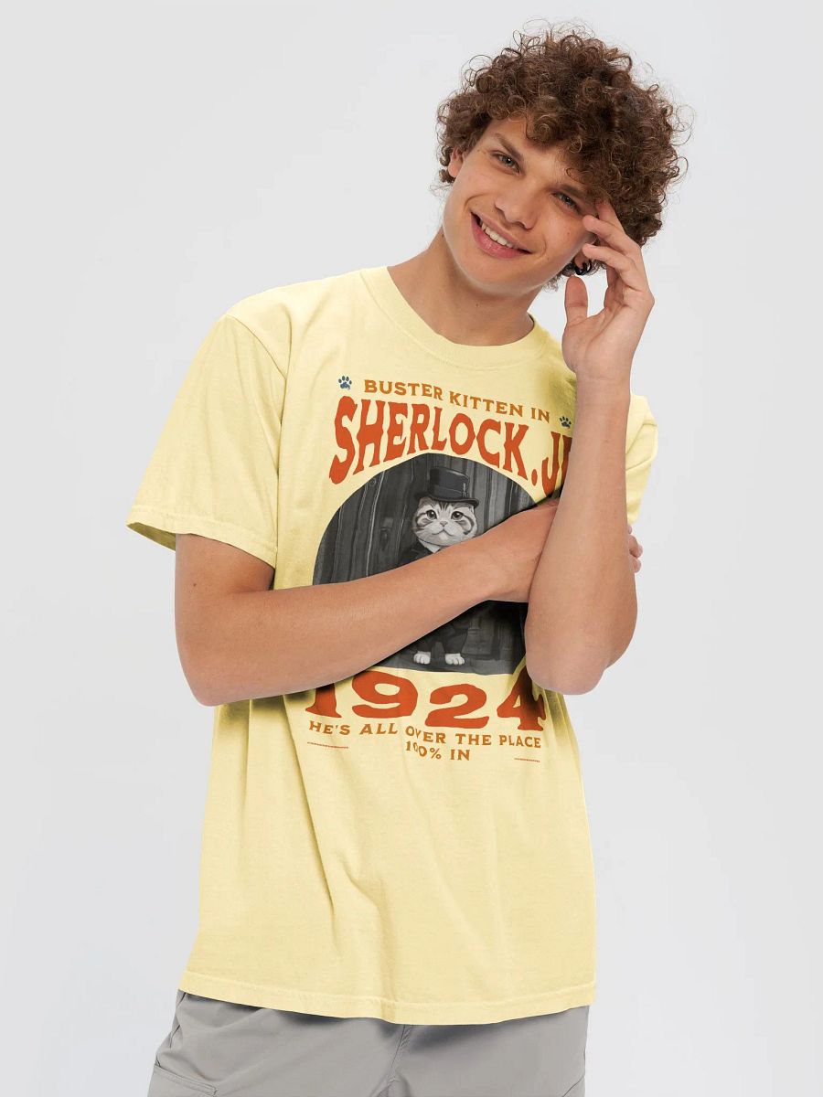 Sherlock. JR - Buster Kitten - Black Logo TShirt product image (20)