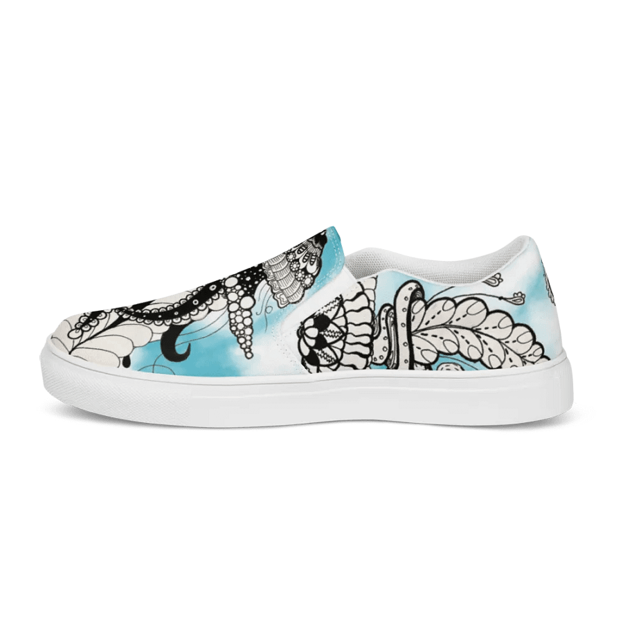 Oceanic Jellyfish Dreams Slip-On Men's Canvas Shoes product image (8)