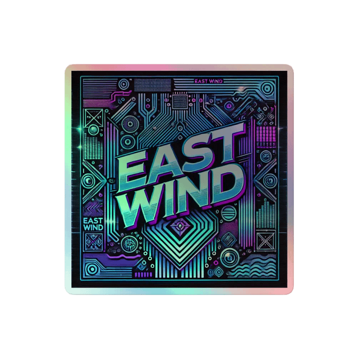 East Wind Holo Sticker product image (2)