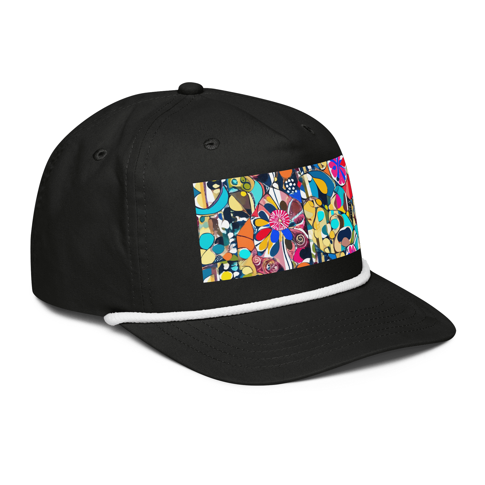 Vibrant Geometric Floral Cap product image (8)
