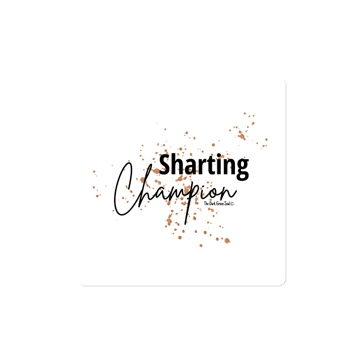 Sharting Champion Black - Magnet product image (2)