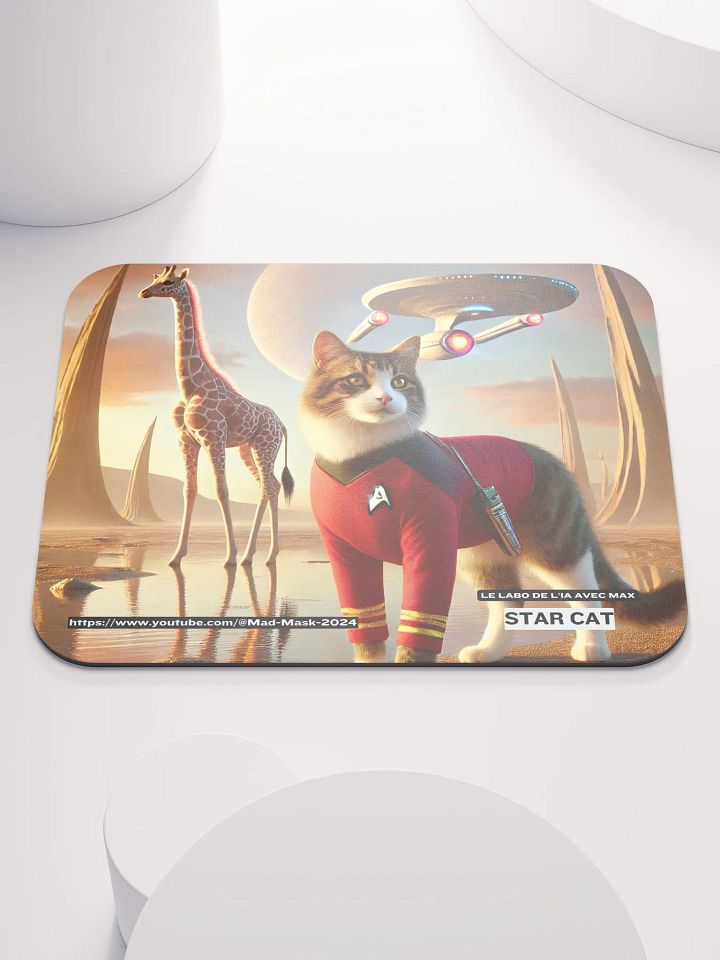 Classic Mouse Pad : Star Cat product image (1)