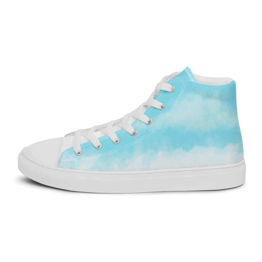 Woman's High-Top Sneakers (Cloudy Skies) product image (6)