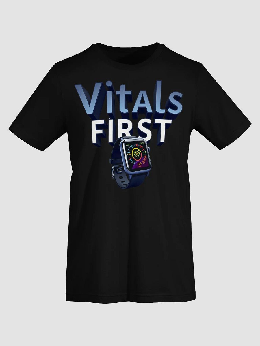 Vitals First Smartwatch Health Monitoring T-Shirt product image (72)