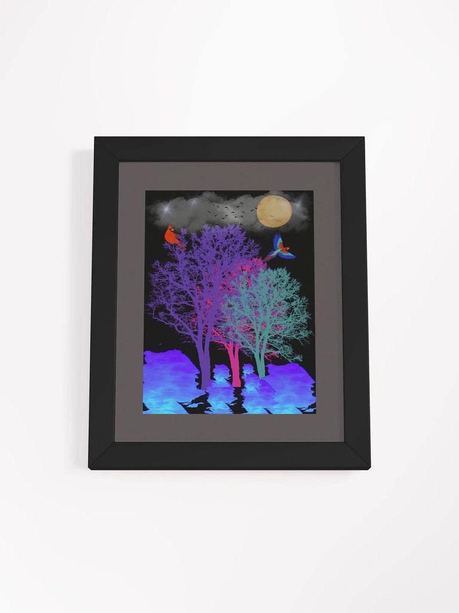 Surreal Moonlit Reflections Framed Poster product image (3)