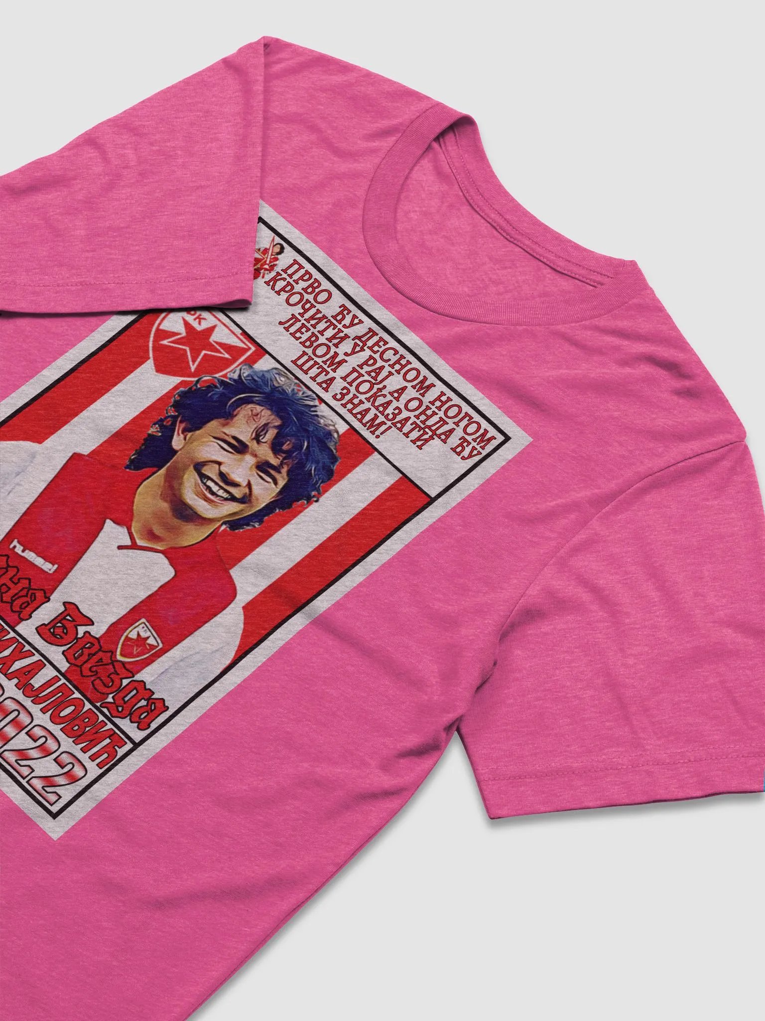 Siniša Mihajlović (FK Crvena Zvezda) #6 Bella+Canvas Triblend Short Sleeve T-Shirt product image (3)