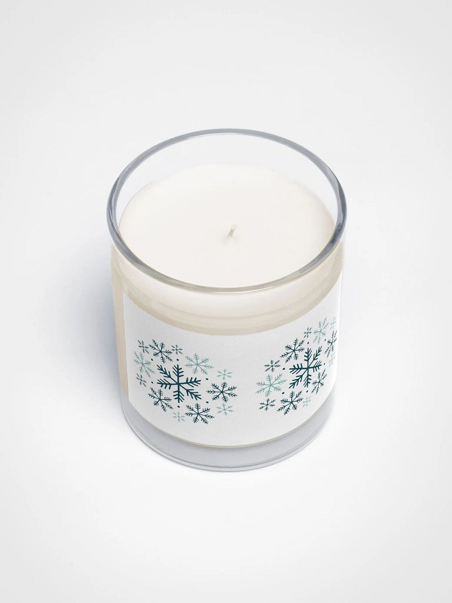 Symmetrical Snowflakes Soy Wax Candle product image (2)