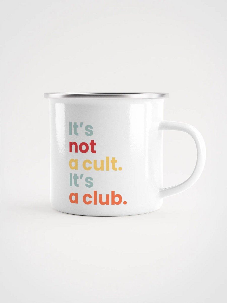 Club or Cult Enamel Mug product image (1)