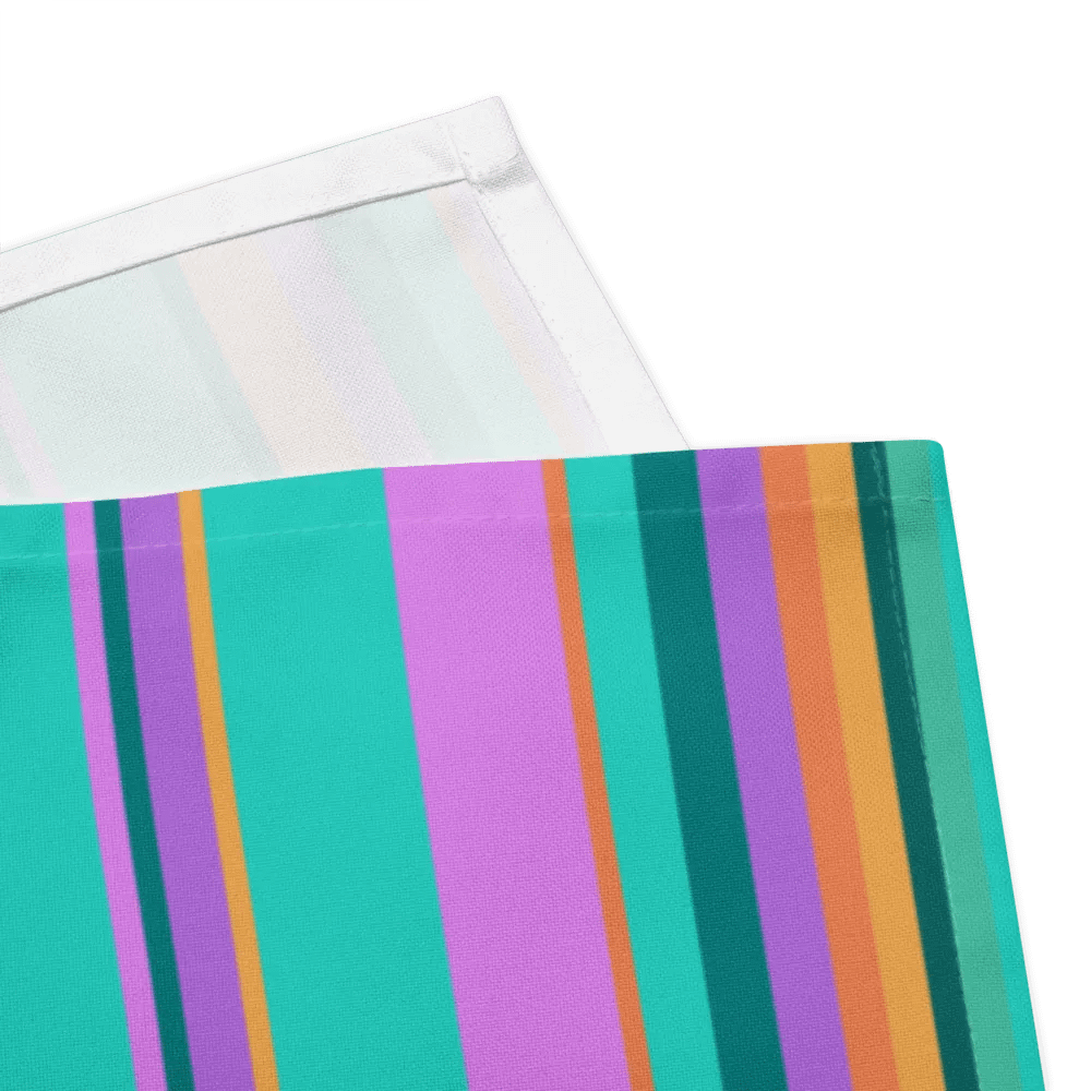 Set of Colorful Striped Party Time! Cloth Napkins product image (6)